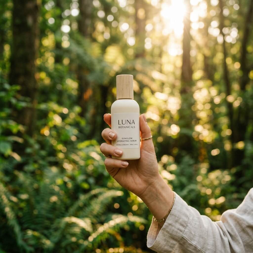 Hand holding botanical Kava beverage