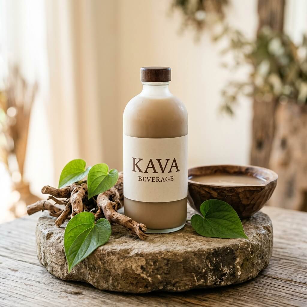 Kava Classic ritual beverage setup